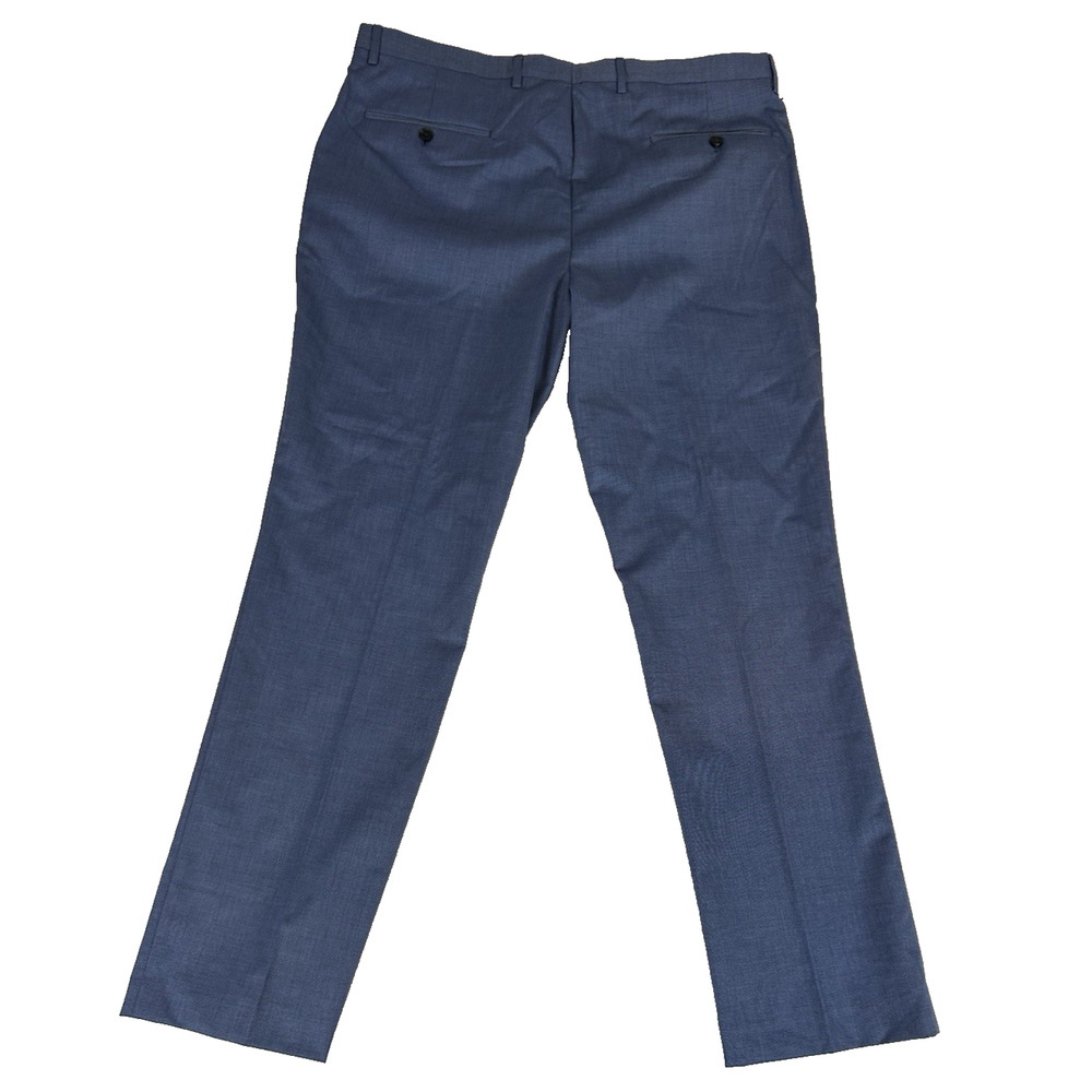 JF J. Ferrar Slim Fit‎ Men's Sz 38x32 Blue Suit Dress Pants Stretch NWT - Picture 2 of 9